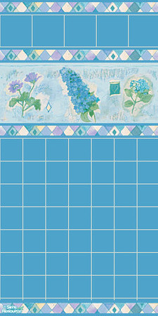 Sims 2 — Wildflowers by devilishdawn — Has a matching floor 