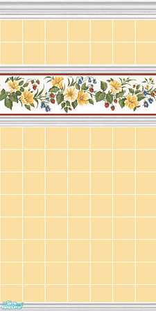 Sims 2 — Berry flowers 1 by devilishdawn — Has a matching floor