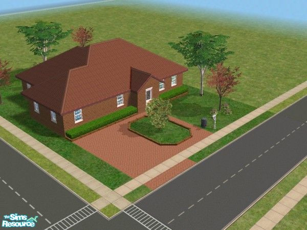 Sims 2 — Small house by heyboss — A smalle house, fully furnished!