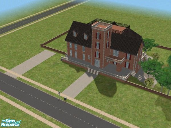 Sims 2 — Victorian Influence by heyboss — A big house with indoor pool!