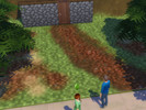 Sims 4 — Minecraft Dirt and Grass - Terrain Paints by Wisherwasher2 — Bring Minecraft into your sim world with these