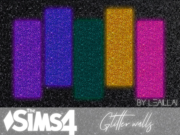 Sims 4 — [TS4] Glitter walls by LeaIllai — [TS4] Glitter walls by LeaIllai Have a good game!