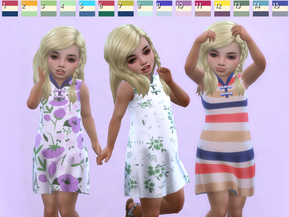 The Sims Resource - Summer Toddler Dress