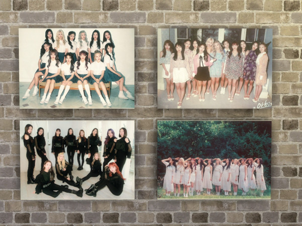 Sims 4 — LOONA  Posters by gothbees — I couldn't find any Loona cc so I learned how and made a couple of simple posters