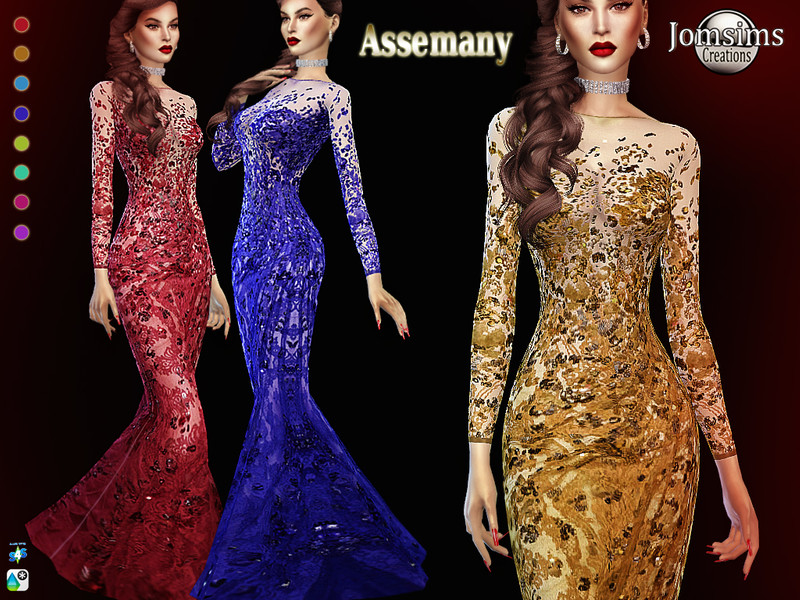 jomsims' Assemany high fashion dress