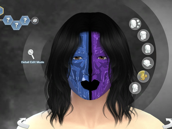 Sims 4 — Jeff Hardy Facepaint by AzraelCCs4 — This is 2 custom face paints that can be used to create WWE superstar Jeff