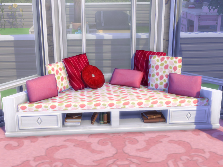 The Sims Resource Corner Window Seat REQUIRES CATS AND DOGS