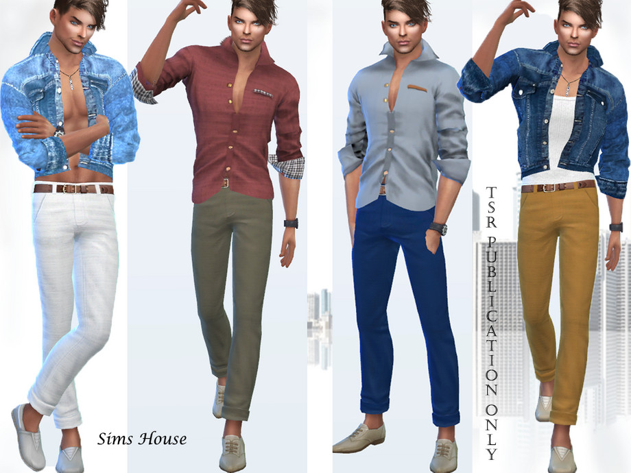 The Sims Resource - Classic men's pants