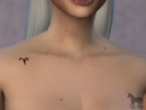 Sims 4 — TinyTattoos(Set2)D.U666 by DemonUnicorn666 — Cancer- Emotional, sentimental and nurturing, they are known for