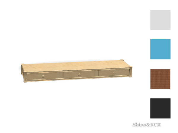 Sims 4 — Bathroom Charlott - Shelf Bath by ShinoKCR — Bathroom Furniture matching the Charlott Series in Displays