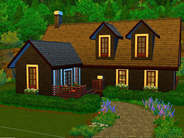 Sims 4 — Craftsman Cubby by peru_queen2 — Small family home that has been renovated for a comfy stay. Full of charm and