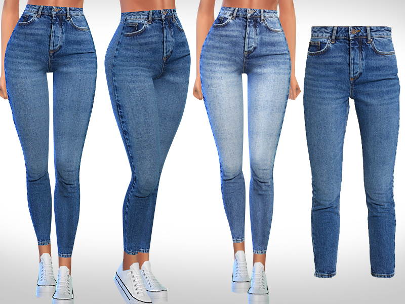 The Sims Resource - Skinny Fit Cara Jeans