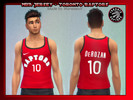 Sims 4 — NBA Basketball Jersey - Toronto Raptors  by WanessaV — Toronto Raptors DeMar DeRozan's jersey. Made by WanessaV.