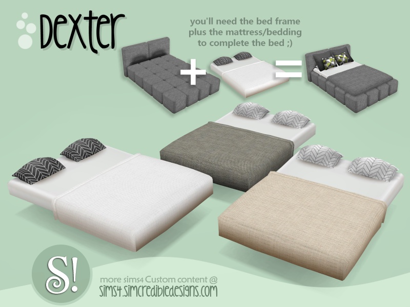 The Sims Resource Dexter bed mattress