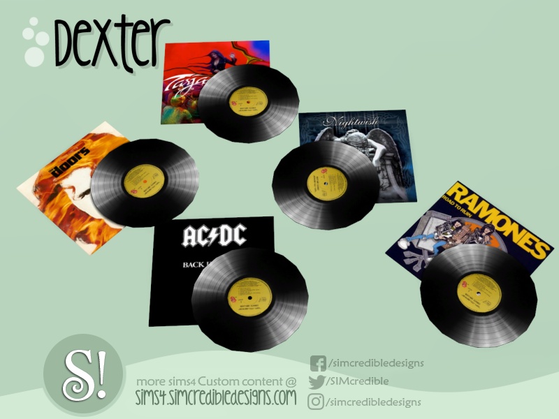 The Sims Resource Dexter Vinyl Record