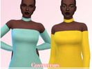 Sims 4 — C | Mirage Dress Recolor | Chalk It Up - Mesh needed by contretemps — Recolored christopher067 's mirage dress