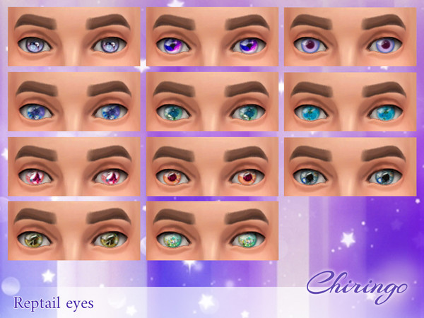 Sims 4 — Chiringo - Kawaii eyes by chiringo-chan — Glitter kawaii eyes to all genres and ages.