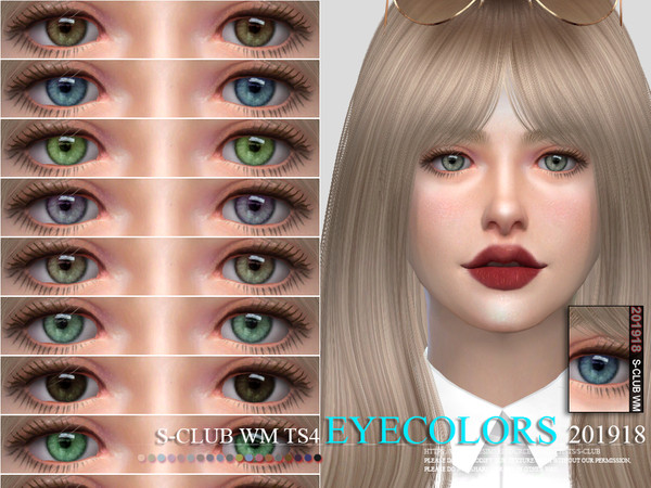 Sims 4 — S-Club WM ts4 Eyecolors 201918 by S-Club — Eyecolors, 10 swatches, hope you like, thank you.