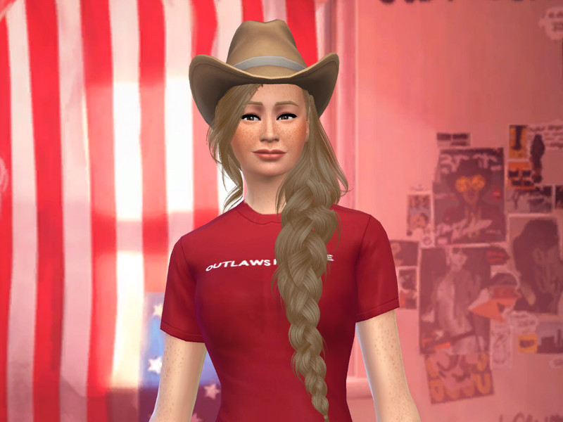 Sims 4 The Sims Resource | Outlaws for life t-tshirt by TSR Creator