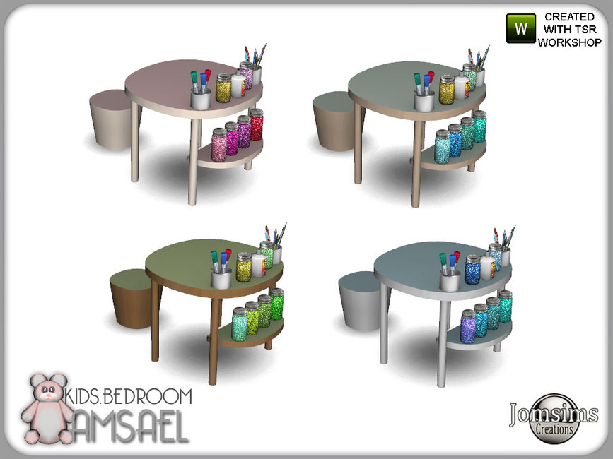 The Sims Resource Amsael kids bedroom activity table