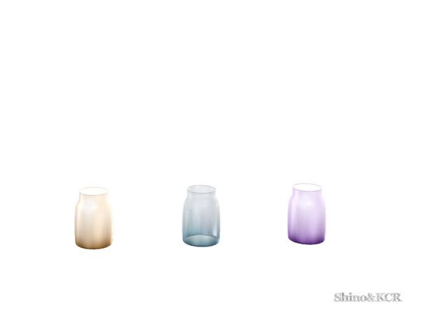 Sims 4 — Living Rose - Glass Vase by ShinoKCR — Furniture Set inspired by Ligne Rose in Clutter