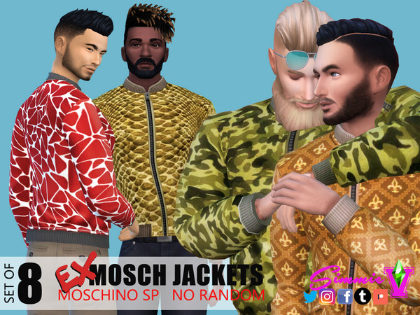 The Sims Resource - SimmieV Ex Mosch Jackets