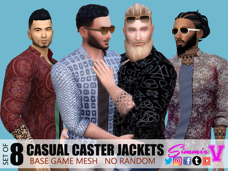 SimmieV Casual Caster Jackets