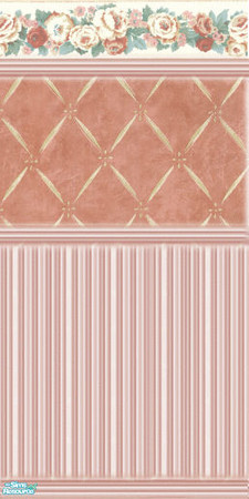 Sims 2 — Rusty Rose Nursery - wall panel 1 by ead425 — 