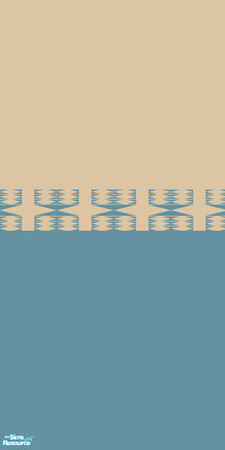 Sims 2 — Teal Wallpaper by mahtigwess — Teal and cream wallpaper from the Crimson King Wall and Flooring Company.