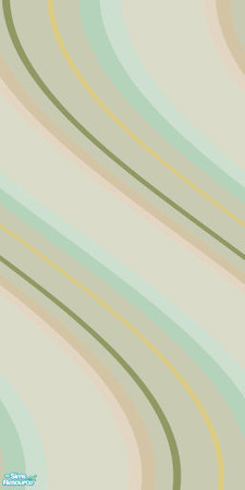 Sims 2 — Whirl Wallpaper Set - Green by s00z — 