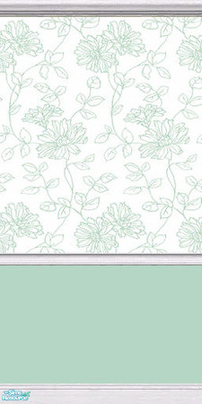 Sims 2 — Flowers Plus Wall Set - 5 by s00z — 