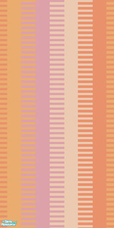 Sims 2 — Comb Wall Set - Red by s00z — 