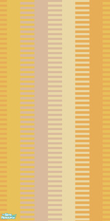 Sims 2 — Comb Wall Set - Gold by s00z — 