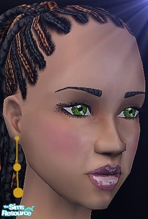 Sims 2 — Rosebud by Lanebran — Liqiud rose colored lips.