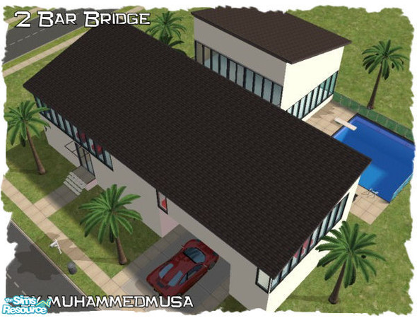 Sims 2 — 2 Bar Bridge by muhammedmusa — 