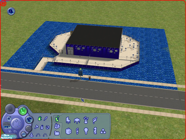 Sims 2 — Space Station #5641 by Lady_Diabolla — Take your family out for an unforgettable space meal!