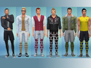 Sims 4 — Men's Tights by Sarker2 — 25 swatches. Age: Teen-Elder. Gender: Male (some details/patterns look pretty bad on