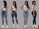 Sims 4 — Sofia Jeans by LYLLYAN — Jeans in 6 colors. Base game.
