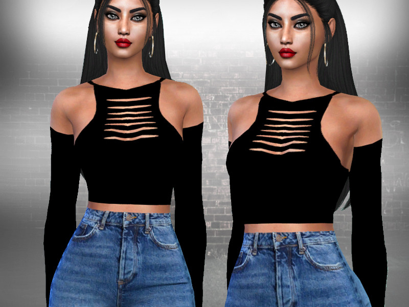 The Sims Resource - Kylie Top