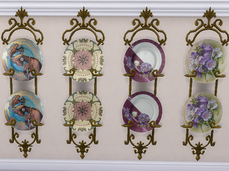 The Sims Resource Decorated plates