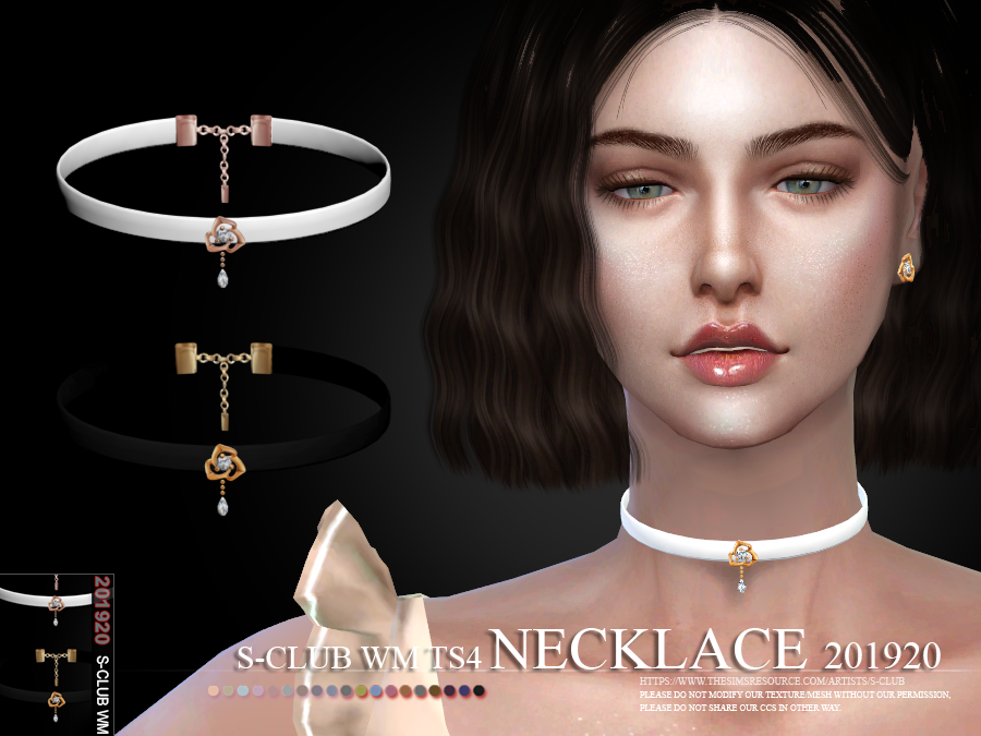 The Sims Resource S Club Ts4 Wm Necklace 201920