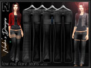 Sims 4 — Low rise flare jeans nd2021 by Nuskas_Designs — Low rise flare Jeans Original texture design by Nuska Female