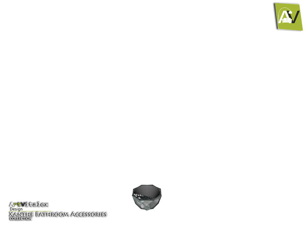 Sims 4 — Xanthe Cup In Cotton Swabs by ArtVitalex — - Xanthe Cup In Cotton Swabs - ArtVitalex@TSR, Oct 2019