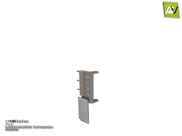 Sims 3 — Worthington Towel Holder by ArtVitalex — - Worthington Towel Holder - ArtVitalex@TSR, Oct 2019