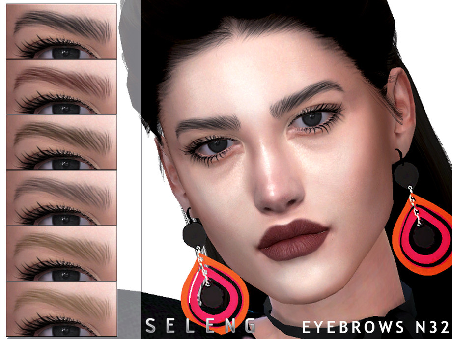 sims 4 slit eyebrows maxis match