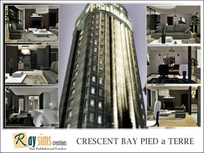 Sims 3 — Crescent Bay Pied a Terre by Ray_Sims — This apartment has 2 bedroom and 2 bathroom. Hope you enjoy it :) 