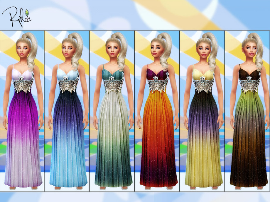 The Sims Resource - Dream Maxi Dress