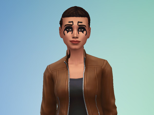 Sims 4 — Octavia Warpaint by PrettyInPixels — Octavia's warpaint as she wore it for the conclave from the show The 100.