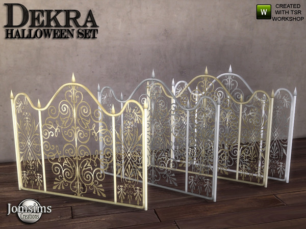 Sims 4 — Dekra Halloween set Decorative grid by jomsims — Dekra Halloween set Decorative grid