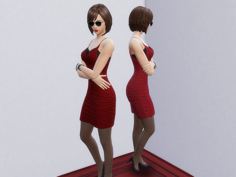 The Sims Resource Ada Wong Resident Evil 2 Remake Dress